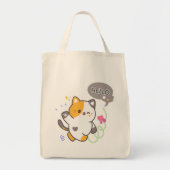 かわいい猫 トートバッグ (正面)