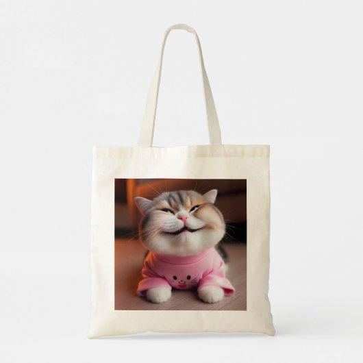 かわいい猫 トートバッグ (裏面)
