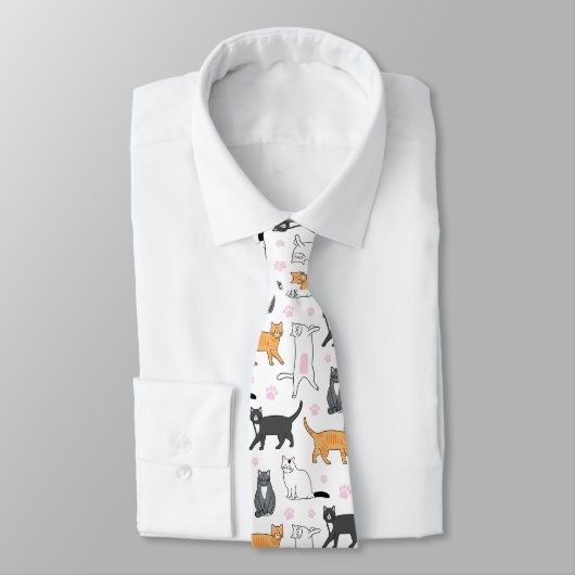 かわいい猫 ネクタイ (タイ)