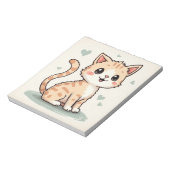 かわいい猫 ノートパッド (回転)