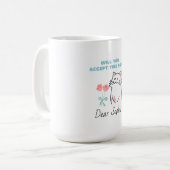 かわいい猫&バラ  コーヒーマグカップ (正面左)