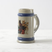 かわいい猫 ビールジョッキ (正面右)