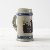 かわいい猫 ビールジョッキ (正面左)