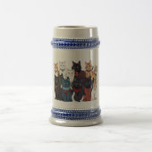 かわいい猫 ビールジョッキ (中央)