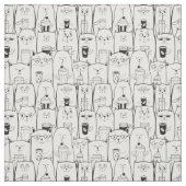 かわいい猫 ファブリック (見本)