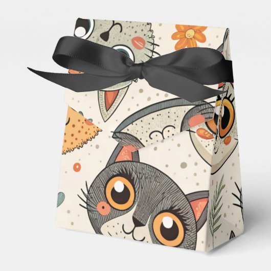 かわいい猫 フェイバーボックス (正面サイド)