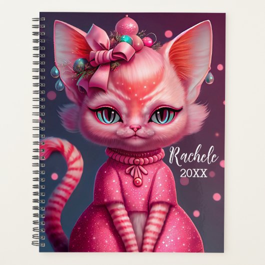 かわいい猫 プランナー手帳 (正面)