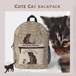 かわいい猫 プリントバックパック