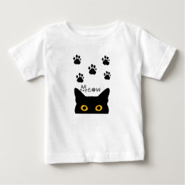 かわいい猫 ベビーTシャツ