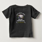 かわいい猫 ベビーTシャツ (裏面)