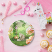 かわいい猫 ペーパープレート (パーティー)