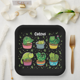 かわいい猫 ペーパープレート