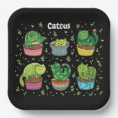 かわいい猫 ペーパープレート (正面)