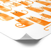 かわいい猫 ポスター (角)