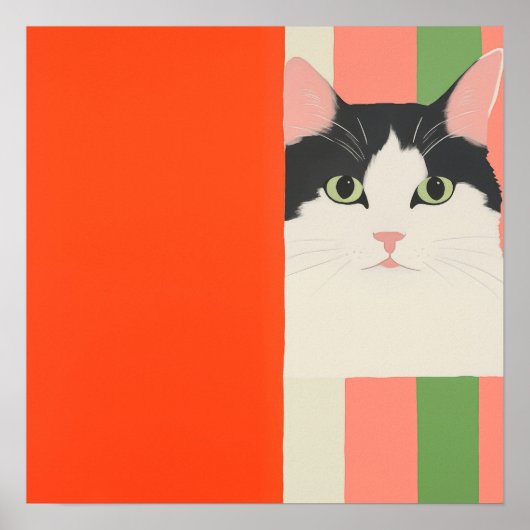かわいい猫 ポスター (正面)