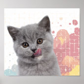 かわいい猫 ポスター (正面)
