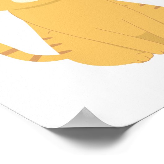 かわいい猫 ポスター (角)