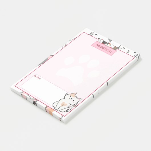 かわいい猫 ポストイット (アングル)