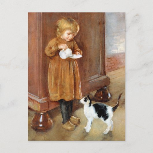 かわいい猫 ポストカード (正面)