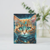 かわいい猫 ポストカード (スタンド正面)