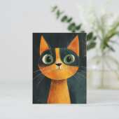 かわいい猫 ポストカード (スタンド正面)