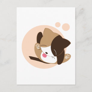 かわいい猫 ポストカード