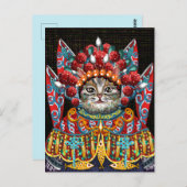 かわいい猫 ポストカード (正面/裏面)