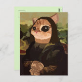 かわいい猫 ポストカード (正面/裏面)