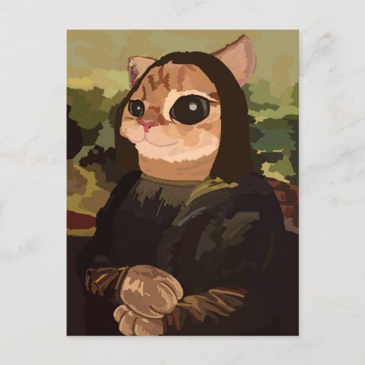 かわいい猫 ポストカード (正面)