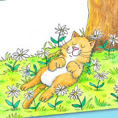 かわいい猫 ポストカード