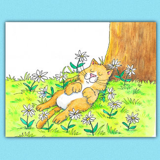 かわいい猫 ポストカード