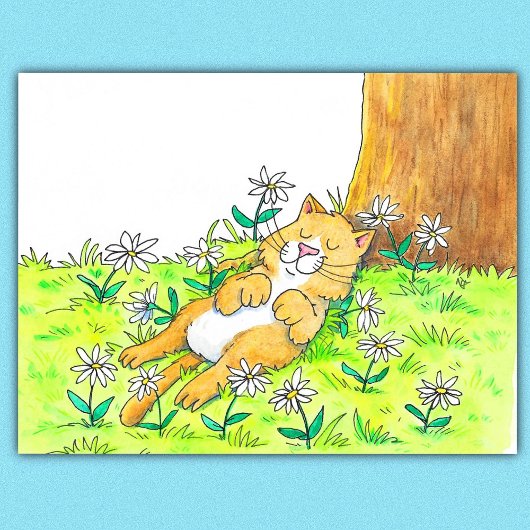 かわいい猫 ポストカード