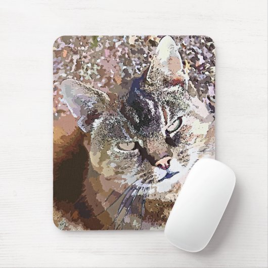 かわいい猫 マウスパッド (マウス)