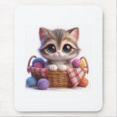 かわいい猫 マウスパッド (正面)