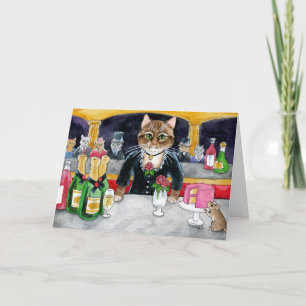 かわいい猫、マウス、Manetパリ(フランスのな版) カード