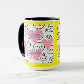 かわいい猫 マグカップ (正面左)