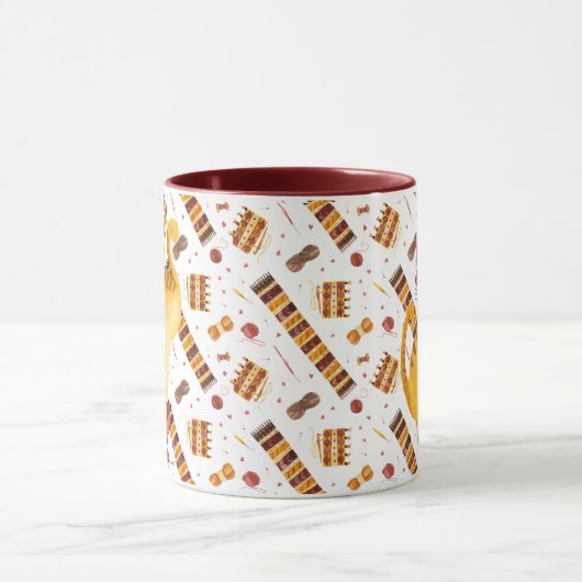 かわいい猫 マグカップ (中央)