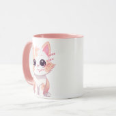 かわいい猫 マグカップ (正面左)
