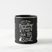 かわいい猫 マグカップ (中央)