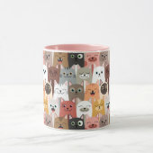 かわいい猫 マグカップ (中央)