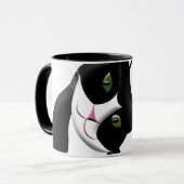 かわいい猫 マグカップ (正面左)