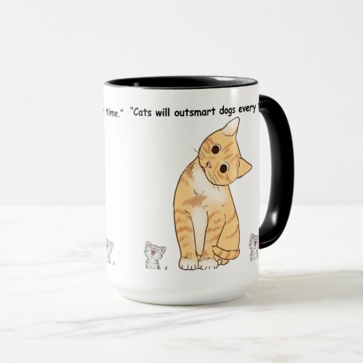 かわいい猫 マグカップ (正面右)