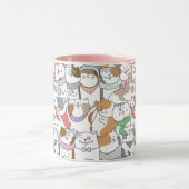 かわいい猫 マグカップ (中央)