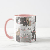 かわいい猫 マグカップ (左)