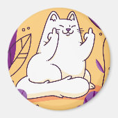 かわいい猫 マグネット (正面)