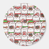 かわいい猫 マグネット (正面)