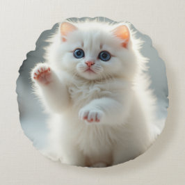 かわいい猫 ラウンドクッション
