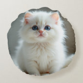 かわいい猫 ラウンドクッション (裏面)