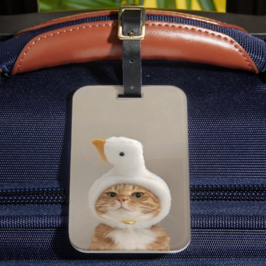 かわいい猫 ラゲッジタグ (正面インサイチュ2)