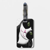 かわいい猫 ラゲッジタグ (裏面縦)